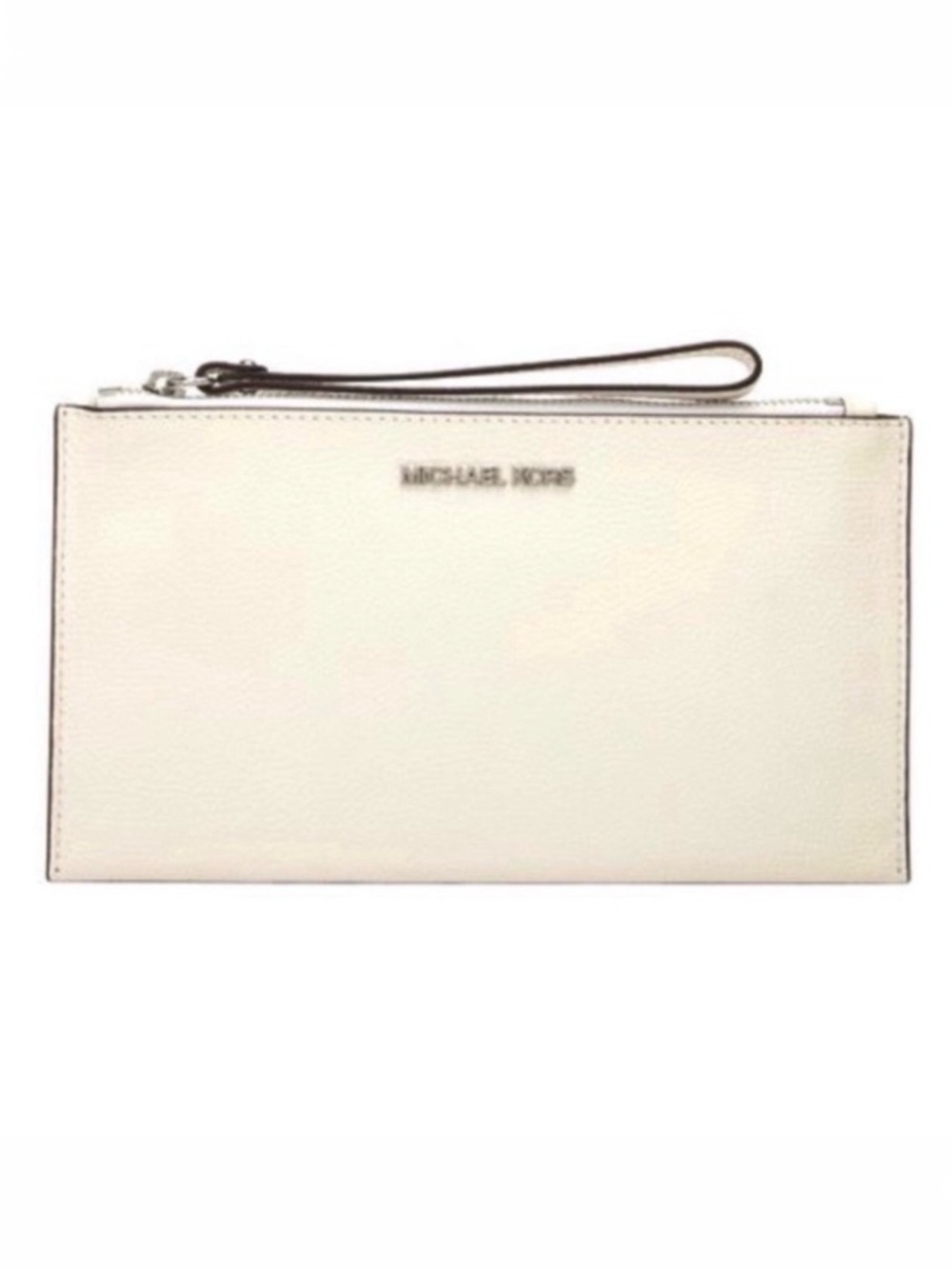 MICHAEL KORS Jet Set travel pebbled leather wristlet/clutch🌹🌹